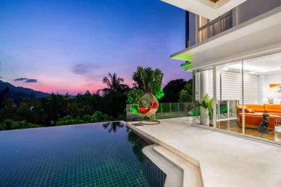 6R0043 This pool villa 5 bedroom 5 bathroom 100,000/month in Kata