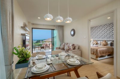 6R0070 Seaview Penthouses 2 ห้องนอน 1 ห้องน้ำ ให้เช่าเดือนละ 100,000 บาท โซนกะตะ