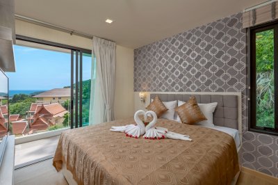 6R0070 Seaview Penthouses 2 ห้องนอน 1 ห้องน้ำ ให้เช่าเดือนละ 100,000 บาท โซนกะตะ
