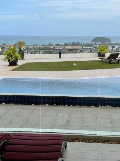 6R0087 Penthouses 2 ห้องนอน 2 ห้องน้ำ ให้เช่าเดือนละ 55,000บาท โซนกะตะ