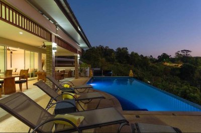 6R0096 ให้เช่า pool villa 4ห้องนอน 4ห้องน้ำ ราคา 185,000/เดือน โซนกะตะ