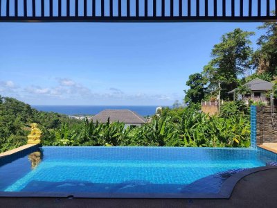 6R0096 ให้เช่า pool villa 4ห้องนอน 4ห้องน้ำ ราคา 200,000/เดือน โซนกะตะ