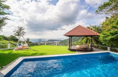 6R0115 ให้เช่า Pool Villa 4 ห้องนอน 4 ห้องน้ำ ราคา 250,000/เดือน โซนกะตะ