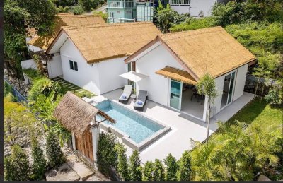 6R0134 ให้เช่า pool villa 2 ห้องนอน 2 ห้องน้ำ ราคา 85,000/เดือน โซนกะตะ