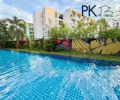 6R0136 คอนโดมิเนียม 1 ห้องนอน 1 ห้องน้ำ ให้เช่าเดือนละ 25,000 บาท โซนกะตะ