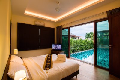 7R0091 ให้เช่า pool villa 3 ห้องนอน 3 ห้องน้ำ ราคา 110,000/เดือน โซนราไวย์