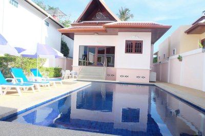 7R0144 ให้เช่า pool villa 2 ห้องนอน 3 ห้องน้ำ ราคา 75,000/เดือน โซนราไวย์