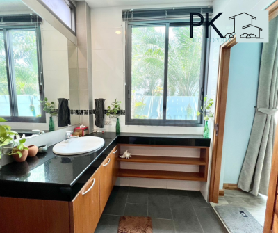 7R0148 ให้เช่า pool villa 2ห้องนอน 2ห้องน้ำ ราคา 60,000/เดือน โซนราไวย์