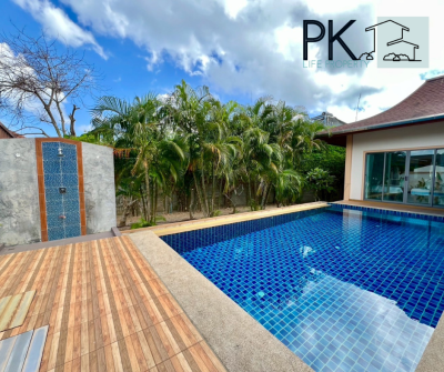 7R0196 ให้เช่า pool villa 3 ห้องนอน 4 ห้องน้ำ ราคา 85,000/เดือน โซนราไวย์