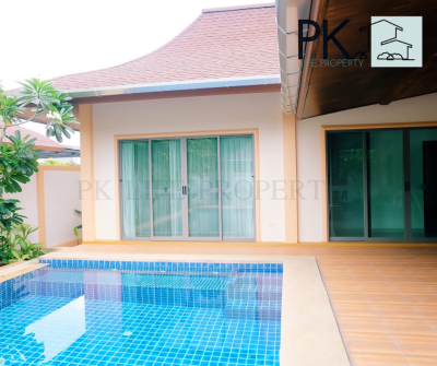 7R0196 ให้เช่า pool villa 3 ห้องนอน 4 ห้องน้ำ ราคา 85,000/เดือน โซนราไวย์