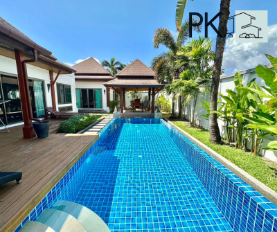 7R0288 ให้เช่า pool villa 3 ห้องนอน 3 ห้องน้ำ ราคา 120,000/เดือน โซนราไวย์