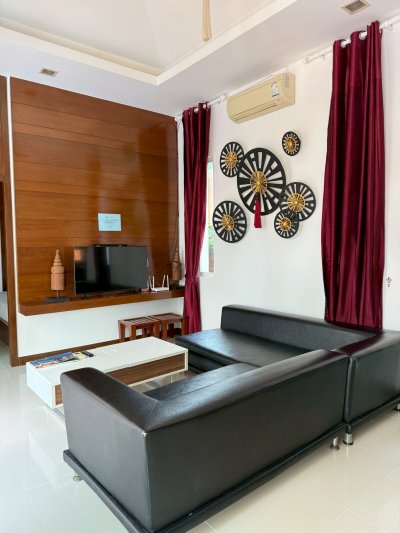 7R0293 ให้เช่า pool villa 3ห้องนอน 3ห้องน้ำ ราคา 70,000/เดือน โซนราไวย์