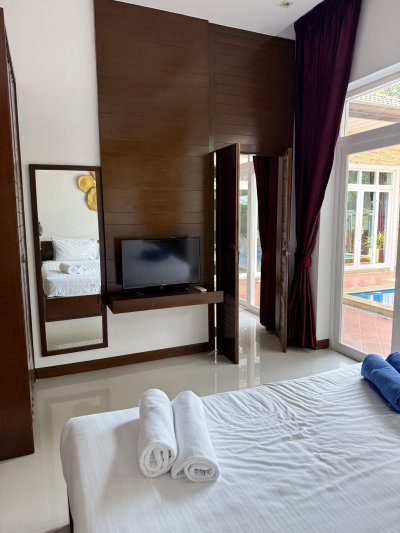 7R0293 ให้เช่า pool villa 3ห้องนอน 3ห้องน้ำ ราคา 70,000/เดือน โซนราไวย์