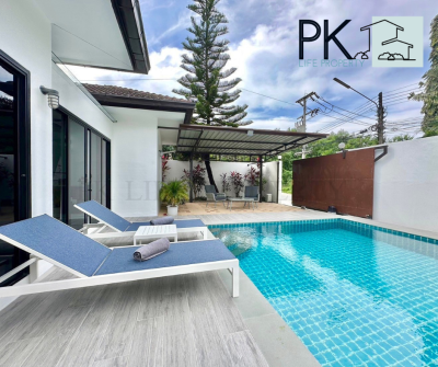 7R0318 ให้เช่า pool villa 3 ห้องนอน 3 ห้องน้ำ ราคา 130,000/เดือน โซนราไวย์