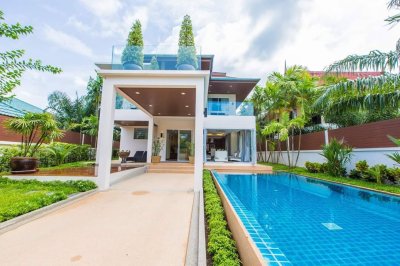 7R0324 ให้เช่า pool villa 4 ห้องนอน 4 ห้องน้ำ ราคา 120,000/เดือน โซนราไวย์