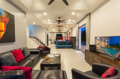 7R0325 ให้เช่า pool villa 4 ห้องนอน 4 ห้องน้ำ 130,000/เดือน เฟอร์นิเจอร์ครบครันโซนราไวย์