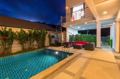 7R0325 ให้เช่า pool villa 4 ห้องนอน 4 ห้องน้ำ 130,000/เดือน เฟอร์นิเจอร์ครบครันโซนราไวย์