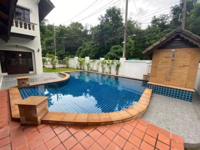 7R0293 ให้เช่า pool villa 3 ห้องนอน 4 ห้องน้ำ ราคา 55,000/เดือน โซนราไวย์