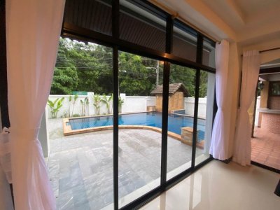 7R0293 ให้เช่า pool villa 3 ห้องนอน 4 ห้องน้ำ ราคา 55,000/เดือน โซนราไวย์