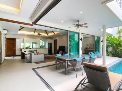 7R0342 ให้เช่า pool villa 3 ห้องนอน 3 ห้องน้ำ ราคา 130,000/เดือน โซนราไวย์