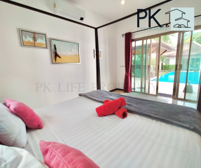 7R0366 ให้เช่า pool villa 3ห้องนอน 3ห้องน้ำ ราคา 110,000/เดือน โซนราไวย์