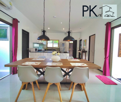 7R0366 ให้เช่า pool villa 3ห้องนอน 3ห้องน้ำ ราคา 110,000/เดือน โซนราไวย์