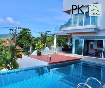 7R0368 Pool villa seaview 3bedroom 4bathroom 110,000/month at Rawai