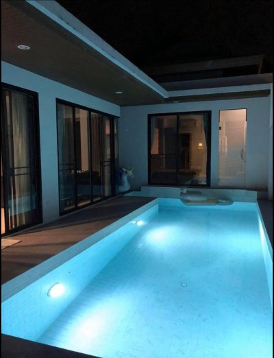 7R0369 ให้เช่า pool villa 4 ห้องนอน 4 ห้องน้ำ ราคา 75,000/เดือน โซนราไวย์