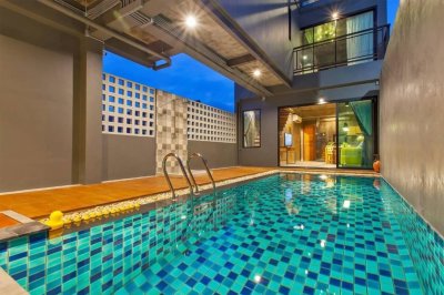 7R0411 ให้เช่า pool villa 3ห้องนอน 4ห้องน้ำ ราคา 65,000/เดือน โซนราไวย์