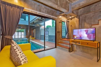 7R0411 ให้เช่า pool villa 3ห้องนอน 4ห้องน้ำ ราคา 65,000/เดือน โซนราไวย์