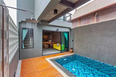 7R0411 ให้เช่า pool villa 3ห้องนอน 4ห้องน้ำ ราคา 65,000/เดือน โซนราไวย์