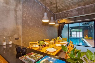 7R0411 ให้เช่า pool villa 3ห้องนอน 4ห้องน้ำ ราคา 65,000/เดือน โซนราไวย์