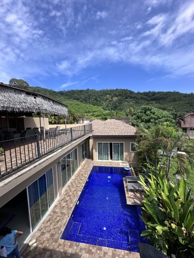 7R0428 ให้เช่า pool villa 5 ห้องนอน 4 ห้องน้ำ ราคา 130,000/เดือน โซนราไวย์