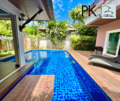7R0569 ให้เช่า pool villa 3 ห้องนอน 2 ห้องน้ำ ราคา 65,000/เดือน โซนราไวย์