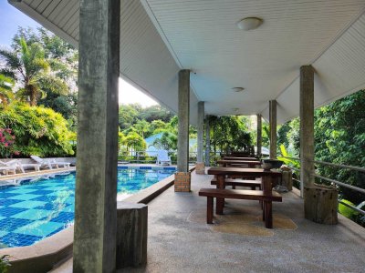 7R0588 ให้เช่าบ้านพร้อมสระว่ายน้ำส่วนกลาง 2ห้องนอน 2ห้องน้ำ ราคา 39,000/เดือน โซนราไวย์