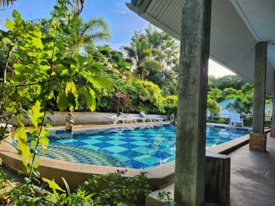 7R0588 ให้เช่าบ้านพร้อมสระว่ายน้ำส่วนกลาง 2ห้องนอน 2ห้องน้ำ ราคา 39,000/เดือน โซนราไวย์