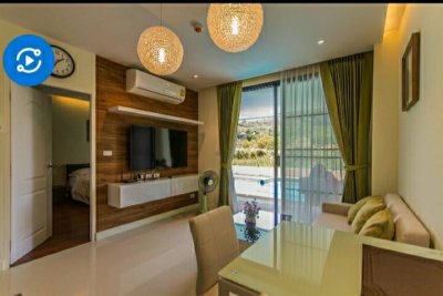 7R0606 คอนโดมิเนียม 1 ห้องนอน 1 ห้องน้ำ ให้เช่าเดือนละ 20,000 บาท โซนราไวย์