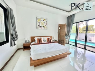 7R0618 ให้เช่า pool villa 3 ห้องนอน 3 ห้องน้ำ ราคา 80,000 ต่อเดือน โซนราไวย์