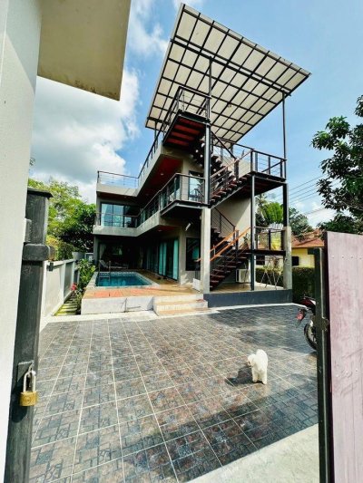 7R0622 ให้เช่า pool villa 3ห้องนอน 4ห้องน้ำ ราคา 130,000/เดือน โซนราไวย์