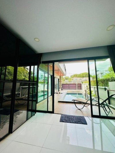 7R0622 ให้เช่า pool villa 3ห้องนอน 4ห้องน้ำ ราคา 130,000/เดือน โซนราไวย์