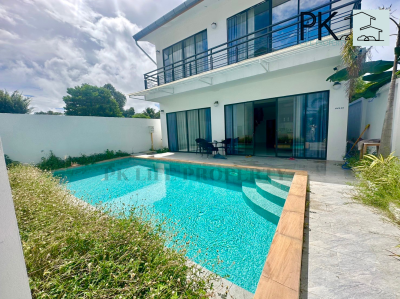 7R0633 ให้เช่า pool villa 4ห้องนอน 3 ห้องน้ำ ราคา 60,000 ต่อเดือน โซนราไวย์