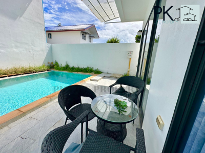 7R0633 ให้เช่า pool villa 4ห้องนอน 3 ห้องน้ำ ราคา 60,000 ต่อเดือน โซนราไวย์