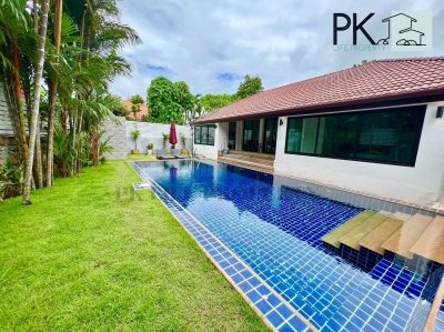 7R0639 ให้เช่า pool villa  2 ห้องนอน 2 ห้องน้ำ ราคาให้เช่า 90,000 ต่อเดือน โซนราไวย์