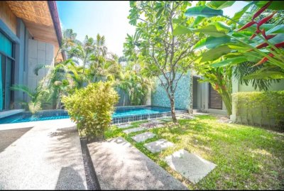 7R0645 ให้เช่า pool villa 2ห้องนอน 2ห้องน้ำ ราคา 90,000/เดือน โซนราไวย์