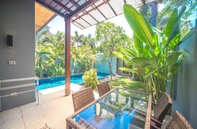 7R0645 ให้เช่า pool villa 2ห้องนอน 2ห้องน้ำ ราคา 90,000/เดือน โซนราไวย์