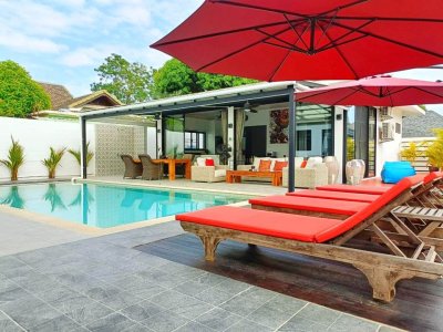 7R0653 ให้เช่า pool villa 3ห้องนอน 3ห้องน้ำ ราคา 150,000 ต่อเดือน โซนราไวย์