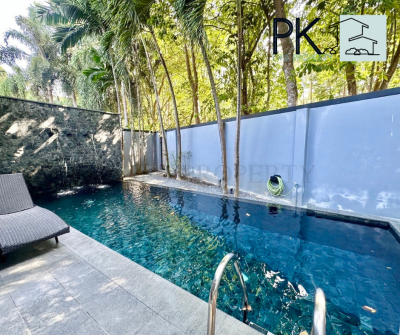 7R0659 ให้เช่า pool villa 2ห้องนอน 2ห้องน้ำ ราคา 85,000 ต่อเดือน โซนราไวย์