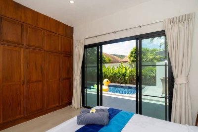 7R0661 This pool villa for rent 4 bedrooms 3 bathrooms 120,000 permonth at rawai have fully furnished