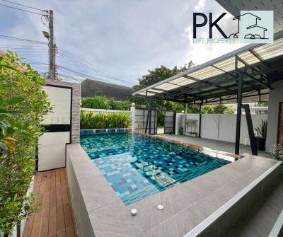 7R0663 ให้เช่า pool villa 2 ห้องนอน 3 ห้องน้ำ ราคา 55,000/เดือน โซนราไวย์