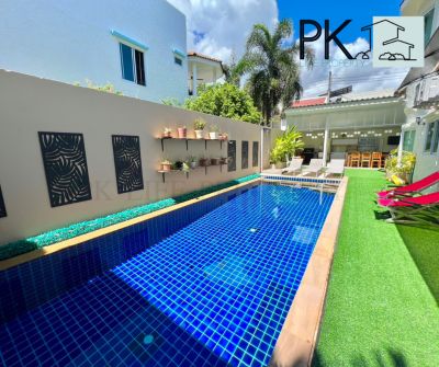 7R0666 ให้เช่า pool villa 4 ห้องนอน 4 ห้องน้ำ ราคา 100,000 ต่อเดือน โซนราไวย์